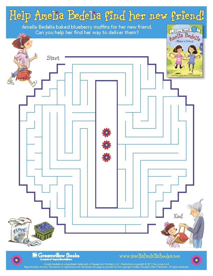 Amelia Bedelia Maze